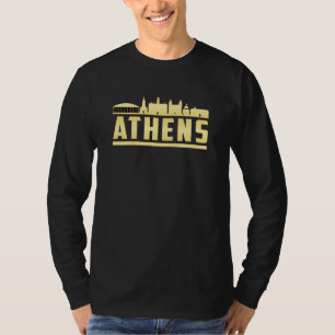 Athens Griechenland City Skyline Cityscape Funny G T-Shirt