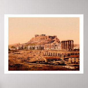 Athens Griechenland Jupiter Temple Poster