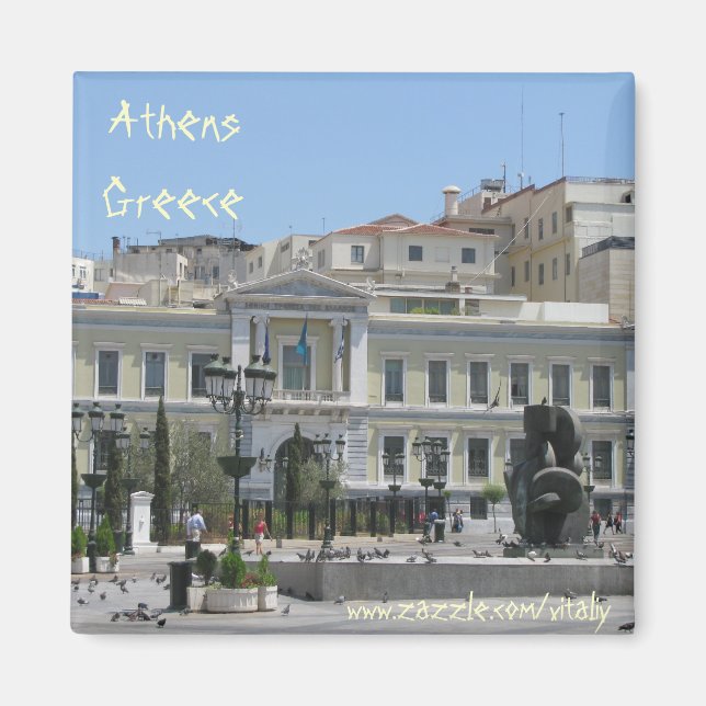 Athens Griechenland Magnetdesign Magnet (Vorne)