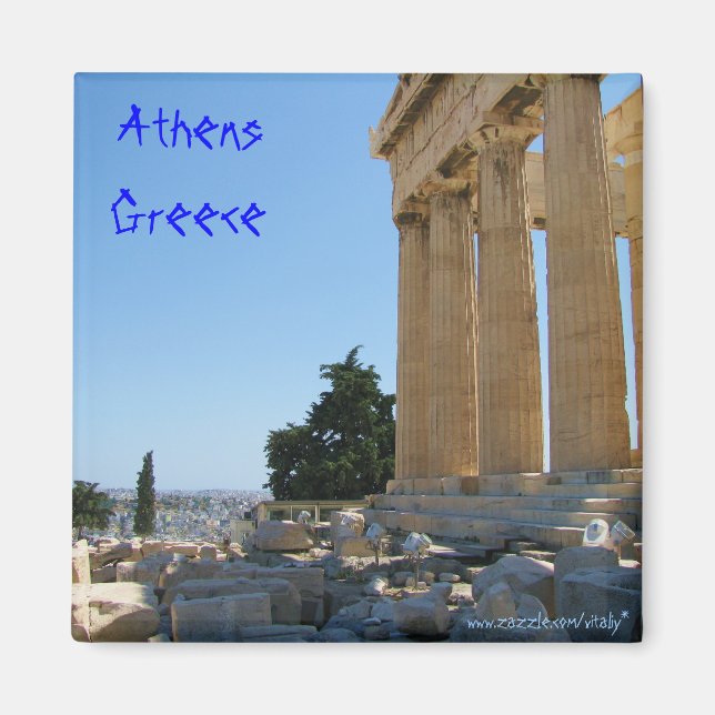 Athens Griechenland Magnetdesign Magnet (Vorne)