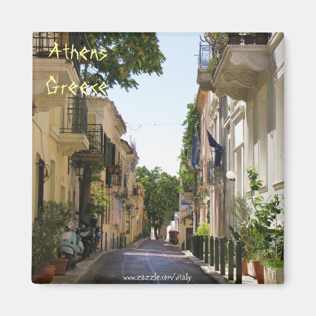 Athens Griechenland Magnetdesign Magnet (Vorne)
