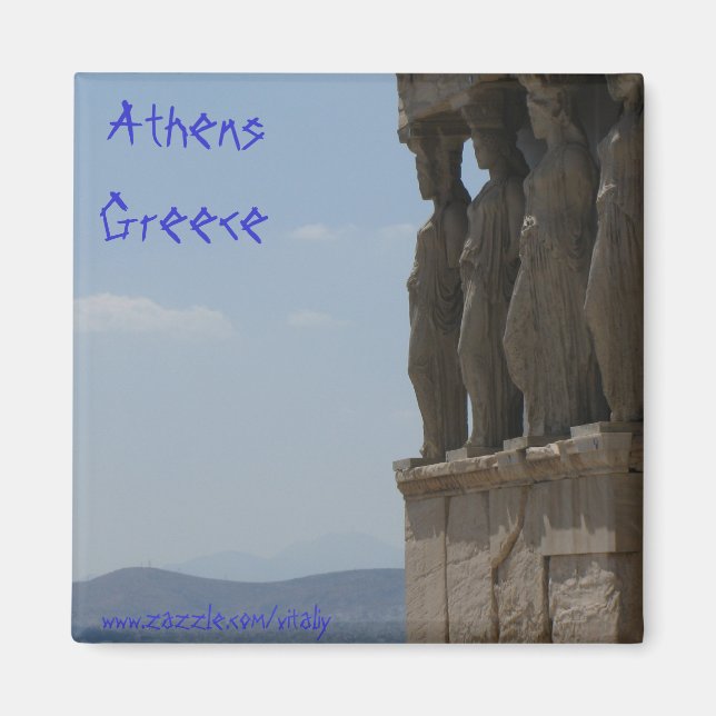 Athens Griechenland Magnetdesign Magnet (Vorne)