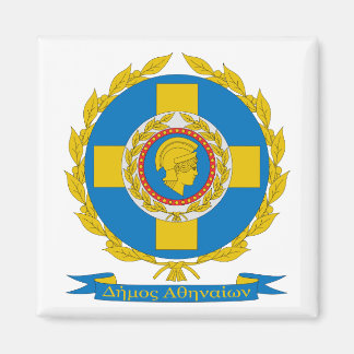 Athens, Griechenland Wappen Magnet