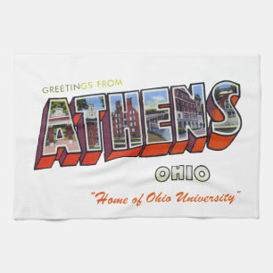 Athens Ohio Geschirrtuch