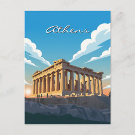 Athens Parthenon Postkarte