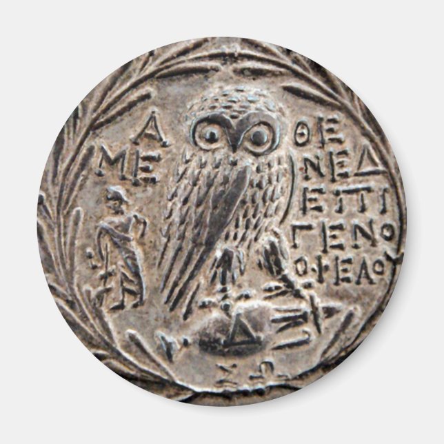 Athens Silver Tetradrachm Magnet (Vorne)