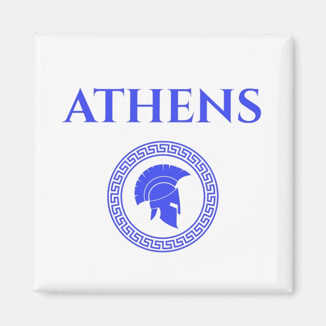 Athens Spartan Magnet (Vorne)