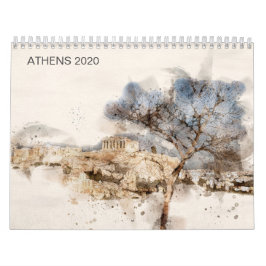 ATHENS WATERCOLORS CALENDAR KALENDER