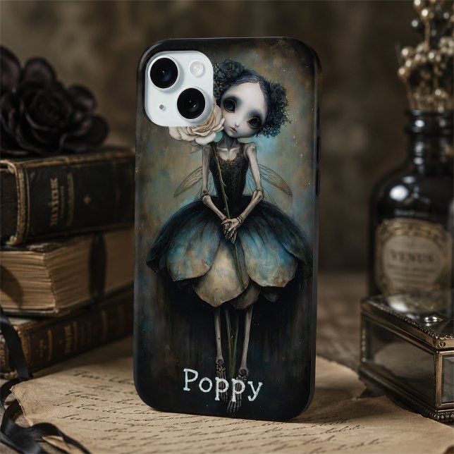 Ätherisch Gothic Whimsical Fee Dunkel Personalisie Case-Mate iPhone Hülle (Von Creator hochgeladen)