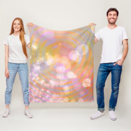 Ätherisch leuchtende Spiralen und Licht-Fleece-Dec Fleecedecke