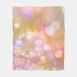 Ätherisch leuchtende Spiralen und Licht-Fleece-Dec Fleecedecke