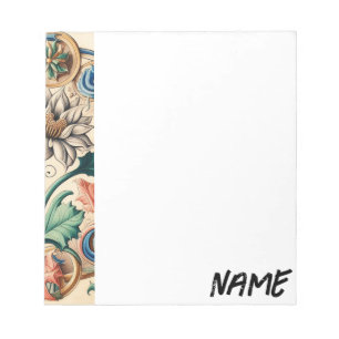 Ätherische Blüten in Harmonie Notizblock