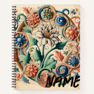 Ätherische Blüten in Harmonie Notizbuch