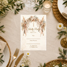 Ätherische Boho-Pampas-Hochzeit