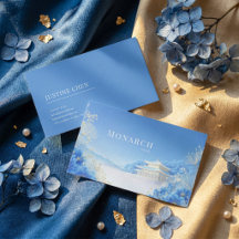 Ätherische Chinoiserie Blaue Blumige Pagodenlandsc