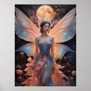 Ätherische Eleganz Fee Poster