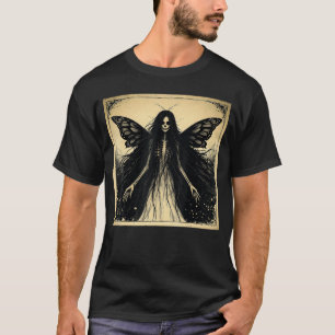 Ätherische Feen-Gotik-Dunkle-Kunst-Ästhetik-Grunge T-Shirt