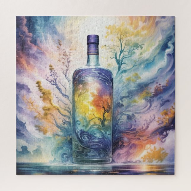 Ätherische Flüstern - Magische Trankflasche Puzzle (Vertikal)