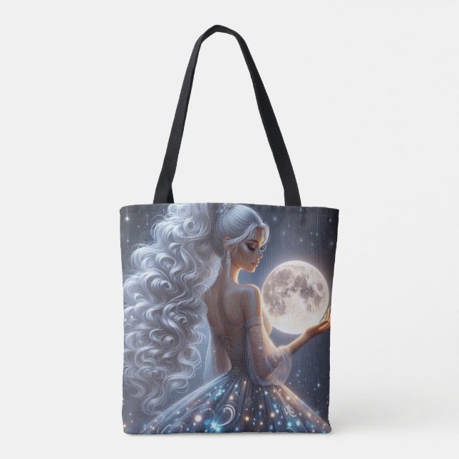 Ätherische Frau & Mond (Rückseite)