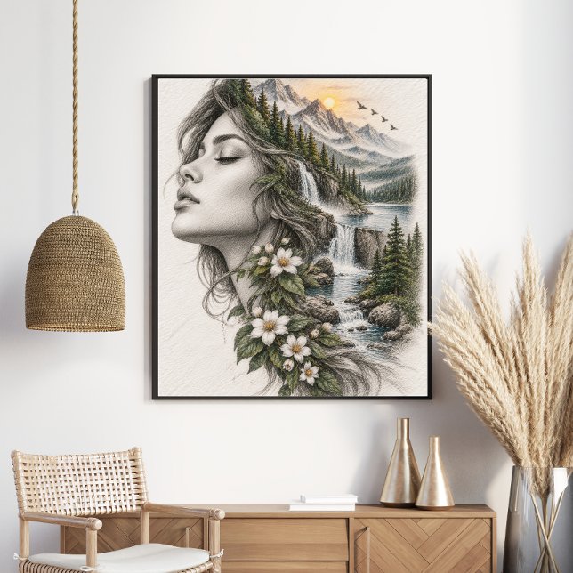 Ätherische Frauenbergwald Poster (Von Creator hochgeladen)