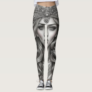 Ätherische Göttin der Schmetterlinge Leggings