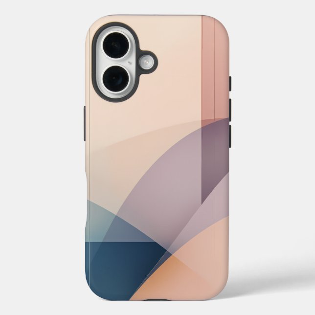 Ätherische Harmonie Abstrakte Kunst Moderne Pastel Case-Mate iPhone Hülle (Rückseite)