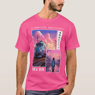 Ätherische japanische Streetwear 90er Nostalgische T-Shirt