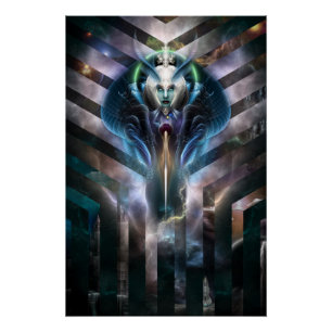 Ätherische Königin von Galaxy Perfect Poster