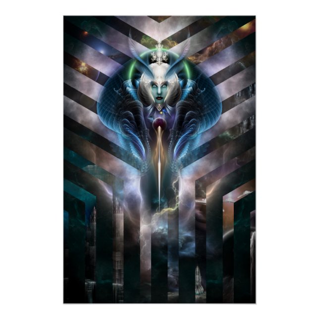 Ätherische Königin von Galaxy Perfect Poster (Vorderseite)