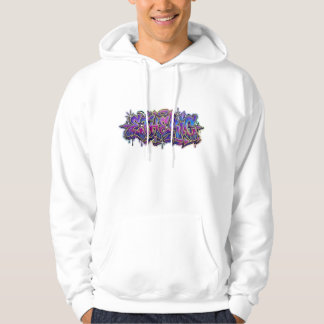 Ätherische kosmische Graffiti-Typografie Urban Str Hoodie
