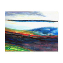 Ätherische Landschaft Postkarte