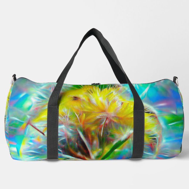 Ätherische Lüster in Neon Dreamscape Duffle Bag (Vorderseite)