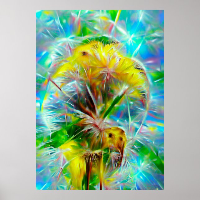 Ätherische Lüster in Neon Dreamscape Poster (Vorne)