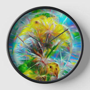 Ätherische Lüster in Neon Dreamscape Uhr
