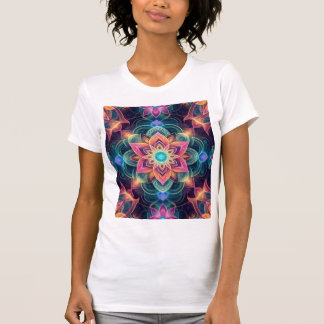 Ätherische Mandala-Blüte — Psychedelischer Lotus T-Shirt