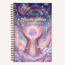 Ätherische Manifestation - Lila Galaxie & Rosen Ni Notizbuch