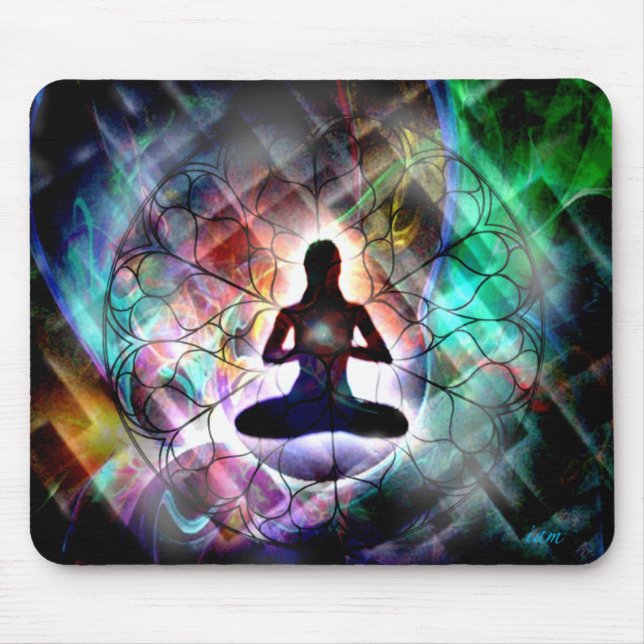 ätherische Meditation - Mausunterlage Mousepad (Vorne)
