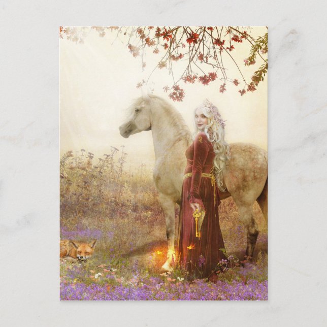 Ätherische Postkarte (Vorderseite)