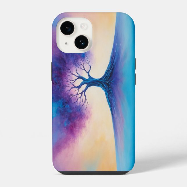 Ätherische Ruhe iPhone Hülle (Rückseite)