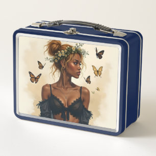 Ätherische Schönheit in Bloom Metall Brotdose