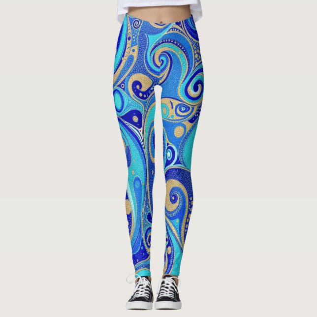 Ätherische Tinte Leggings (Vorderseite)