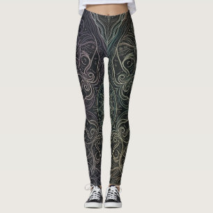 Ätherische Twilight-Mandala-Leggings Leggings