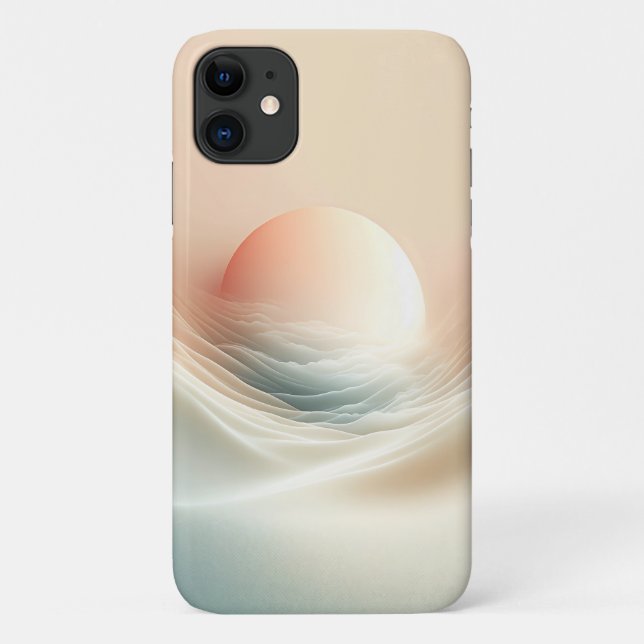 Ätherische Weiche Sonnenaufgangswellen Ästhetik -  Case-Mate iPhone Hülle (Rückseite)
