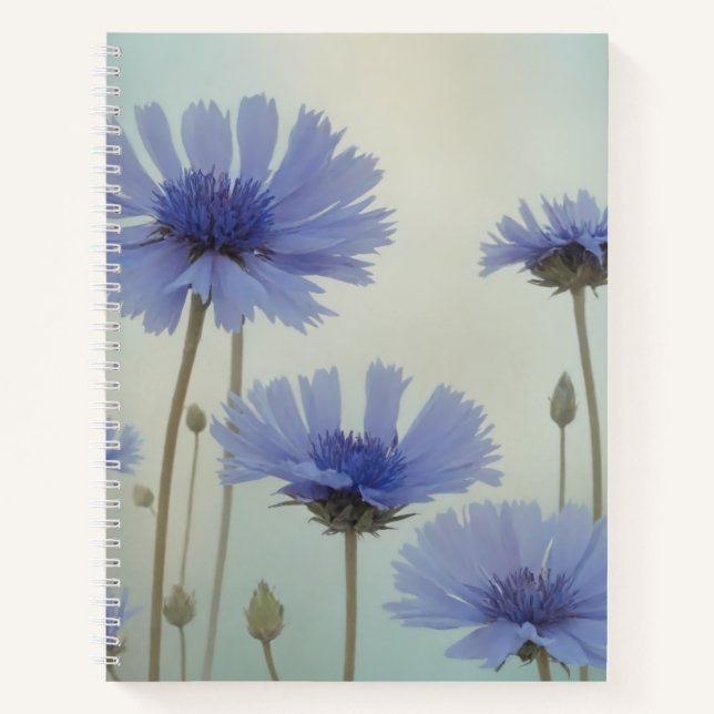 Ätherische Wildblumen Notizbuch (Vorderseite)