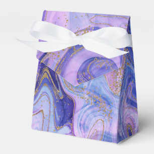 Ätherische Zuckerwatte-Marmor-Wasserfarben-Fantasy Geschenkschachtel