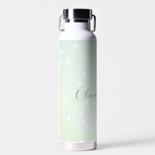 Ätherischer grüner Galaxy-Stil mit Namensdrahtlos- Trinkflasche