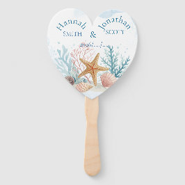 Ätherischer Strand Seestern und Sand-Dollar-Hochze Fächer