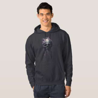 Ätherischer Totenkopf Abstract Grunge Dark Art Hoodie