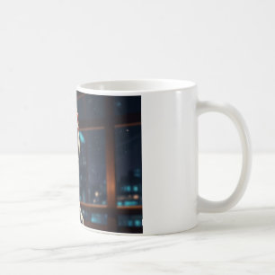 Ätherischer Wächter des Neon Horizon Kaffeetasse
