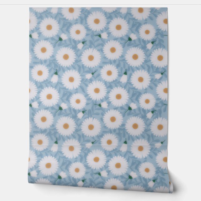 Ätherisches Glühen: Weiße Dämmerung auf Dusty Peel Tapete (Abrollen)